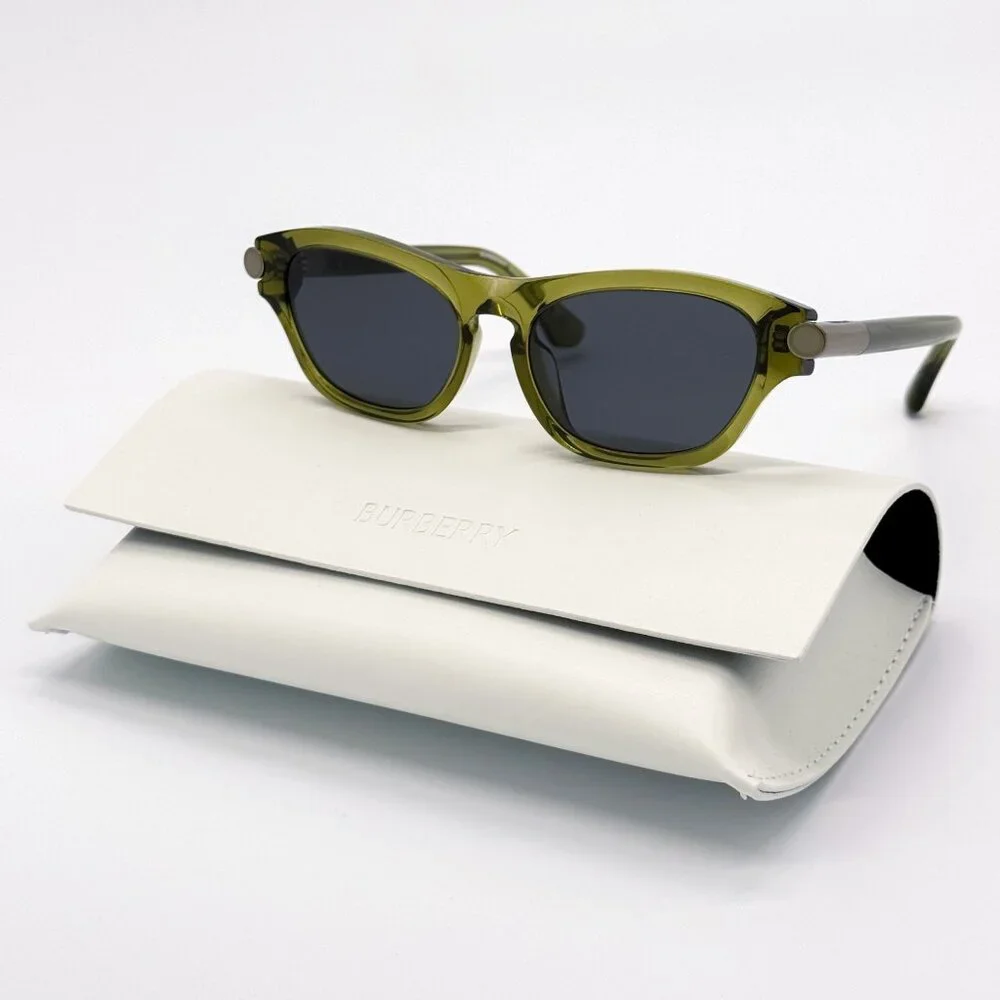 NEW BURBERRY SUNGLASSES GREEN UNISEX BE4430U 4118/87 BURBERRY BE4430U 411887